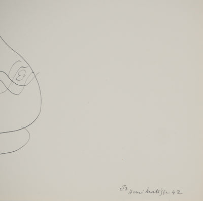 Henri MATISSE : Etude de vase, Lithographie originale (photo de détail 2) - Crédit photo : Galerie Art.Paris