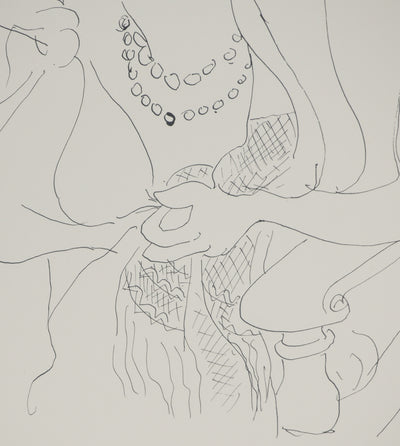 Henri MATISSE : Femme au collier de perles, Lithographie originale (photo de détail 5) - Crédit photo : Galerie Art.Paris