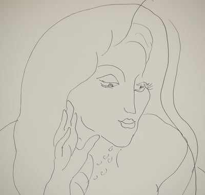 Henri MATISSE : Adieux à la fenêtre, Lithographie originale (photo de détail 4) - Crédit photo : Galerie Art.Paris