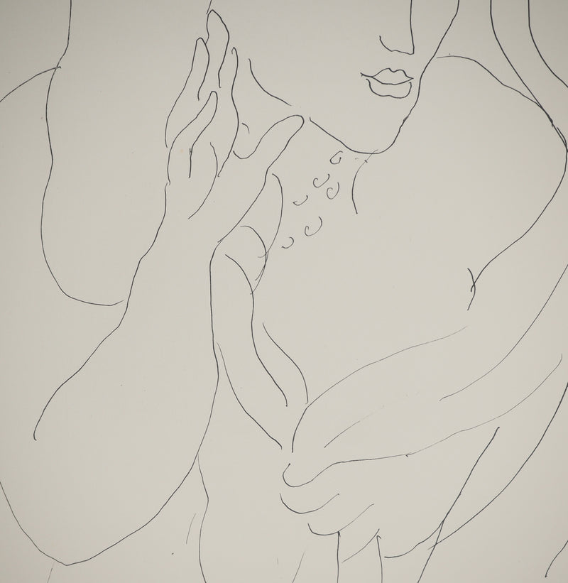 Henri MATISSE : Adieux à la fenêtre, Lithographie originale (photo de détail 5) - Crédit photo : Galerie Art.Paris