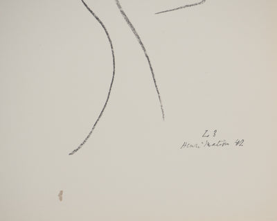 Henri MATISSE : Doubles profils, Lithographie originale (photo de détail 2) - Crédit photo : Galerie Art.Paris