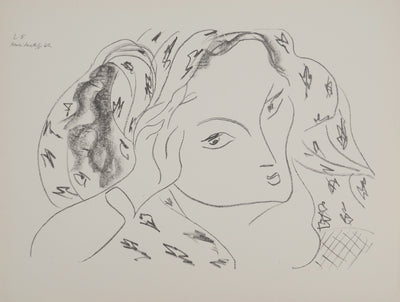 Henri MATISSE : L'orientale, Lithographie originale (vue générale) - Crédit photo : Galerie Art.Paris