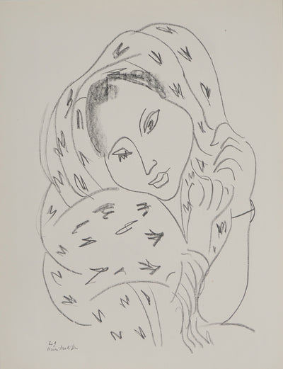 Henri MATISSE : Mère et enfant, Lithographie originale (vue générale) - Crédit photo : Galerie Art.Paris