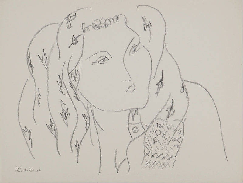 Henri MATISSE : Babouchka, Lithographie originale (vue générale) - Crédit photo : Galerie Art.Paris