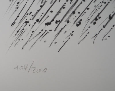 Günther UECKER : Le Mouvement , Lithographie originale (photo de détail 6) - Crédit photo : Galerie Art.Paris