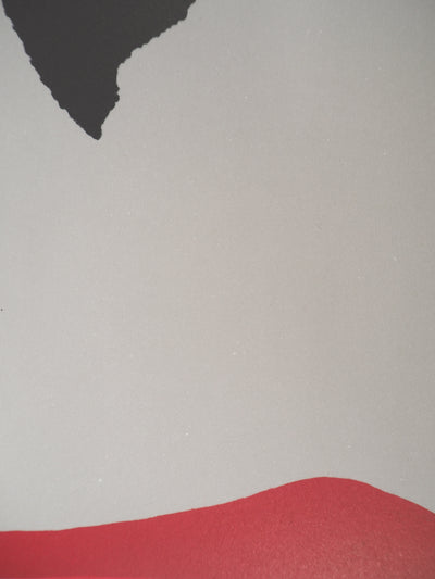 Giuseppe SANTOMASO : Montagne Noire Renversée , Lithographie originale (photo de détail 4) - Crédit photo : Galerie Art.Paris