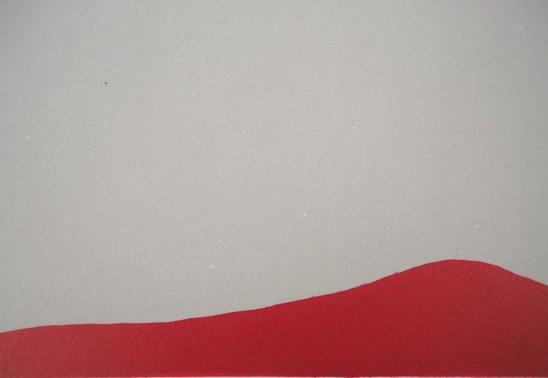 Giuseppe SANTOMASO : Montagne Noire Renversée , Lithographie originale (photo de détail 6) - Crédit photo : Galerie Art.Paris