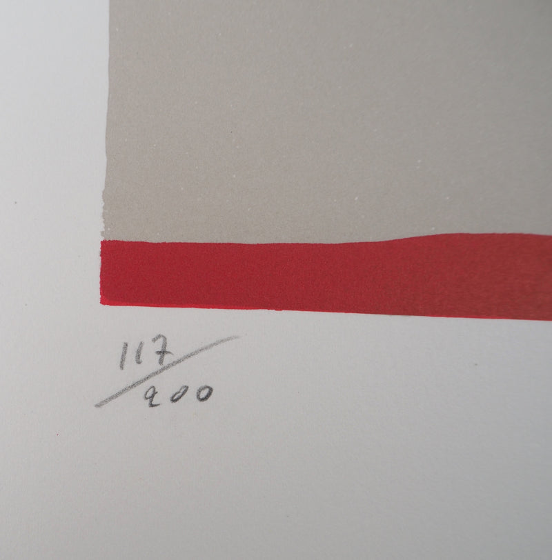 Giuseppe SANTOMASO : Montagne Noire Renversée , Lithographie originale (photo de détail 7) - Crédit photo : Galerie Art.Paris