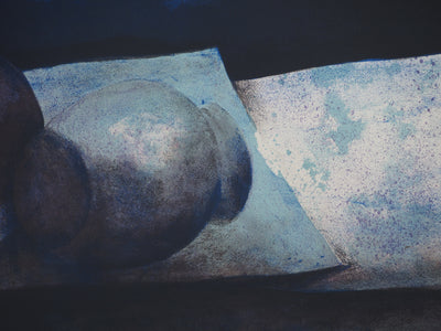 AF Claude GAVEAU, Still life with vase, Original signed lithograph