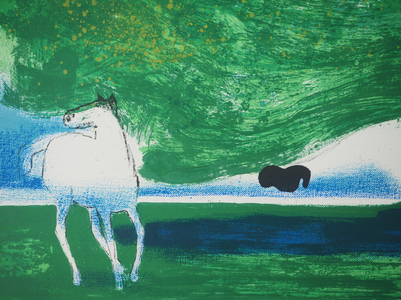 Paul GUIRAMAND: Adam and Eve, Original signed lithograph