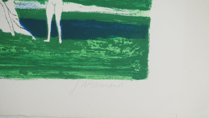 Paul GUIRAMAND: Adam and Eve, Original signed lithograph