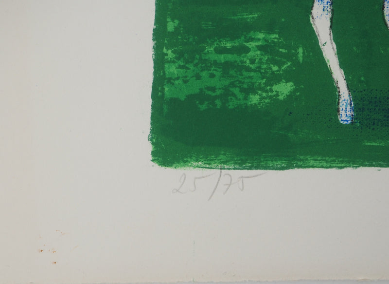 Paul GUIRAMAND: Adam and Eve, Original signed lithograph