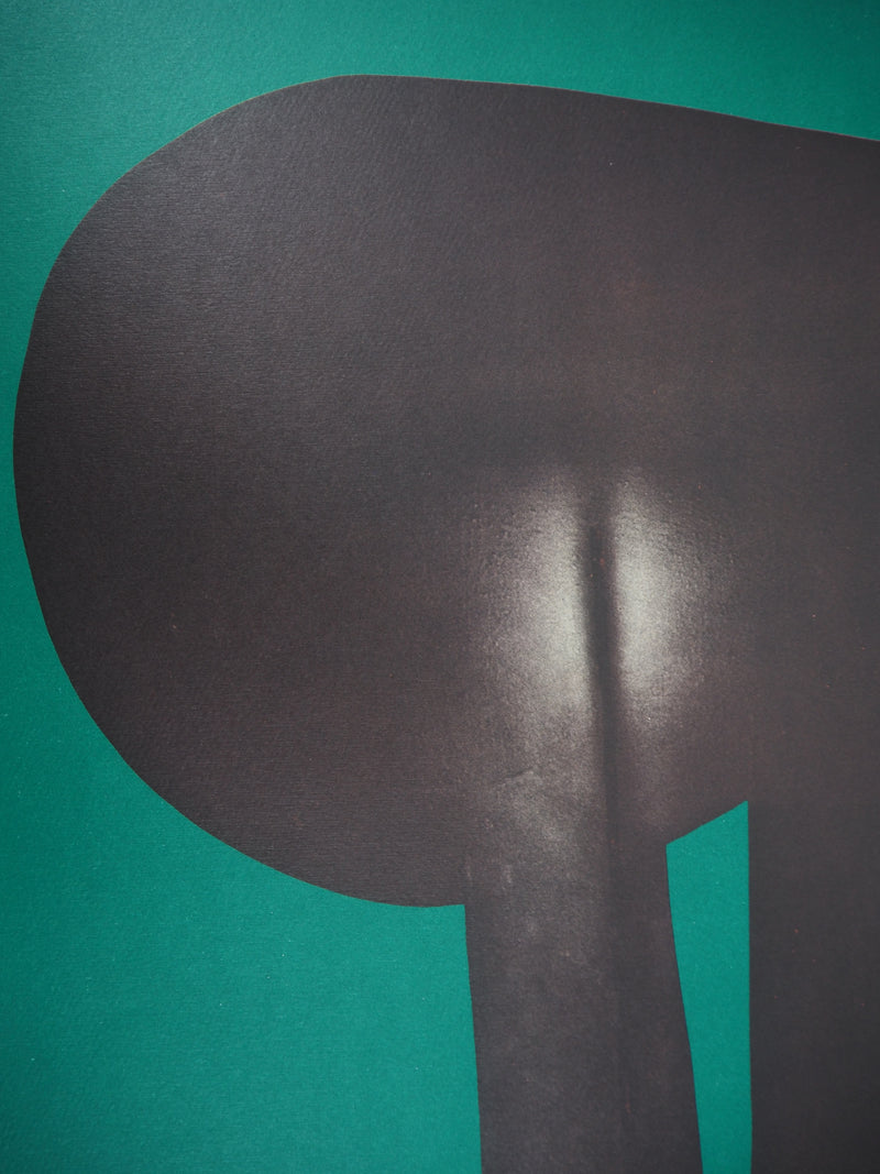 Ladislas KIJNO : Balise pour Angela Davis (vert), C., Lithographie originale (photo de détail 4) - Crédit photo : Galerie Art.Paris
