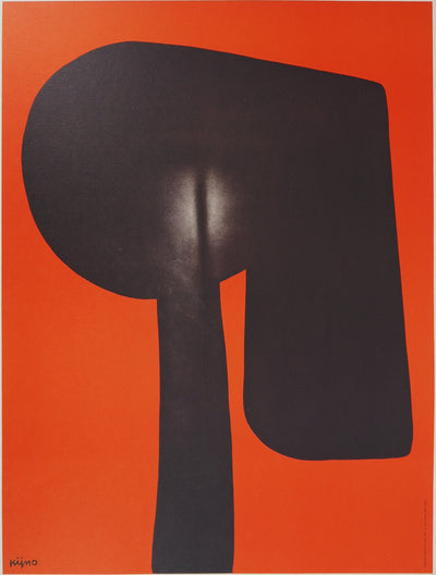 Ladislas KIJNO : Balise pour Angela Davis (rouge),, Lithographie originale (photo de détail 3) - Crédit photo : Galerie Art.Paris