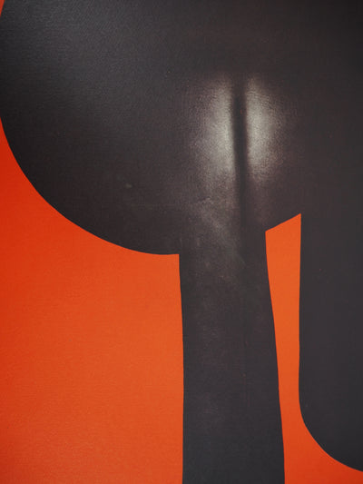 Ladislas KIJNO : Balise pour Angela Davis (rouge),, Lithographie originale (photo de détail 4) - Crédit photo : Galerie Art.Paris