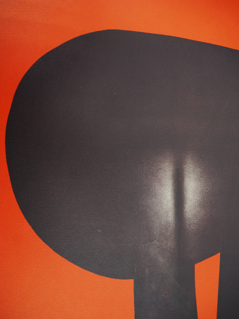 Ladislas KIJNO : Balise pour Angela Davis (rouge),, Lithographie originale (photo de détail 5) - Crédit photo : Galerie Art.Paris