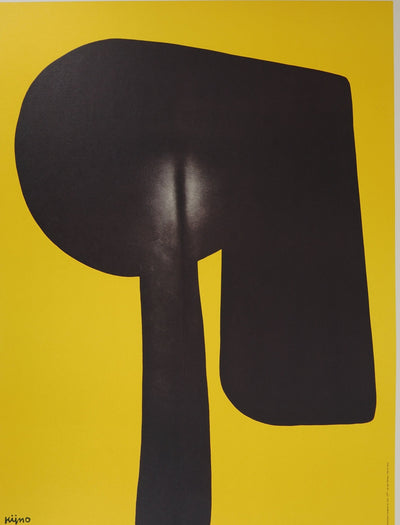 Ladislas KIJNO : Balise pour Angela Davis (jaune),, Lithographie originale (photo de détail 3) - Crédit photo : Galerie Art.Paris