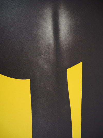 Ladislas KIJNO : Balise pour Angela Davis (jaune),, Lithographie originale (photo de détail 6) - Crédit photo : Galerie Art.Paris