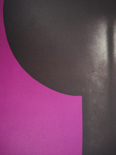 Ladislas KIJNO : Balise pour Angela Davis (violet), C., Lithographie originale (photo de détail 4) - Crédit photo : Galerie Art.Paris