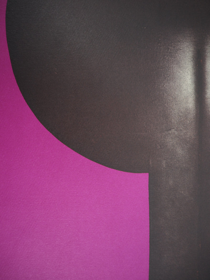 Ladislas KIJNO : Balise pour Angela Davis (violet), C., Lithographie originale (photo de détail 4) - Crédit photo : Galerie Art.Paris