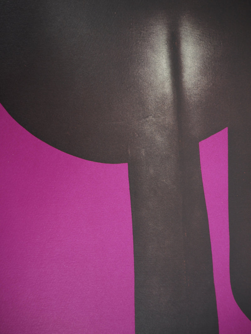 Ladislas KIJNO : Balise pour Angela Davis (violet), C., Lithographie originale (photo de détail 5) - Crédit photo : Galerie Art.Paris