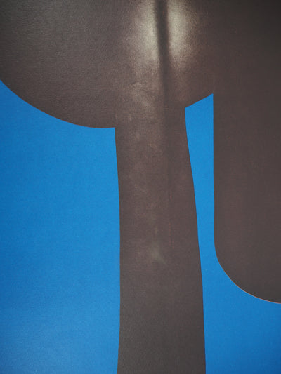 Ladislas KIJNO : Balise pour Angela Davis (bleu), C., Lithographie originale (photo de détail 4) - Crédit photo : Galerie Art.Paris