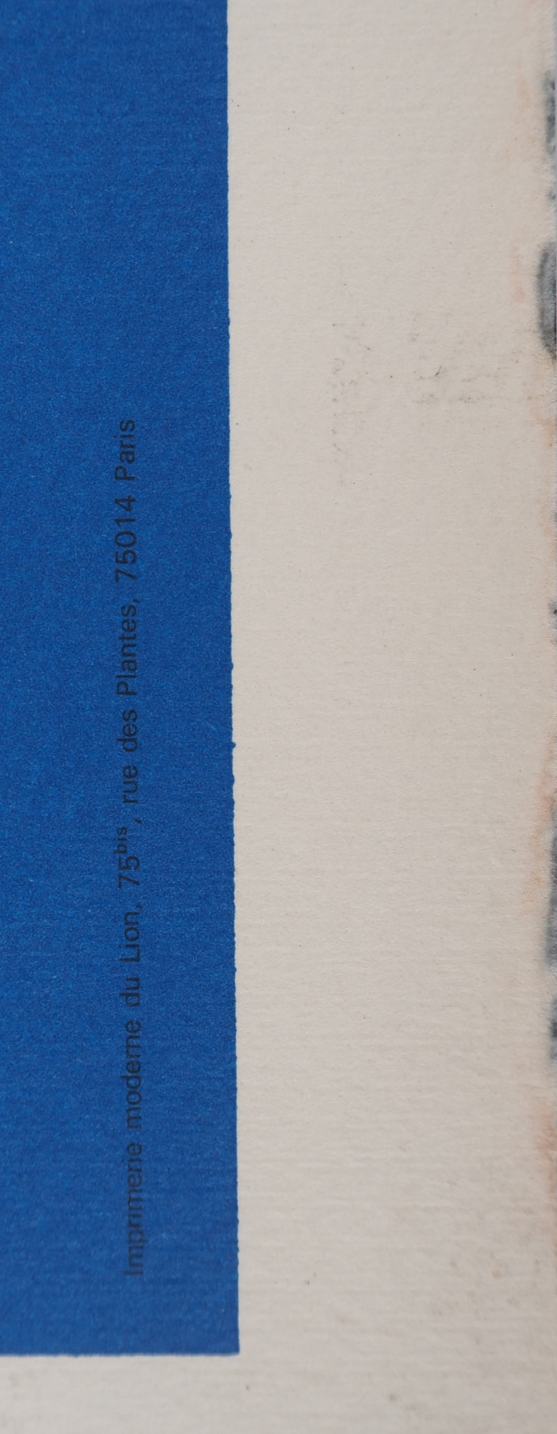 Ladislas KIJNO : Balise pour Angela Davis (bleu), C., Lithographie originale (photo de détail 8) - Crédit photo : Galerie Art.Paris