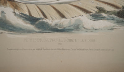 Joseph FELON : La naissance de Vénus, Lithographie originale signée