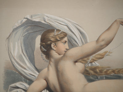 Joseph FELON : La naissance de Vénus, Lithographie originale signée