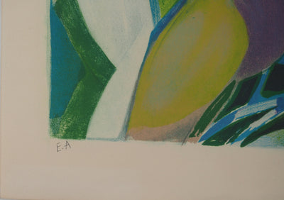 Camille HILAIRE: Normandy, Banks of the Epte, Original signed lithograph