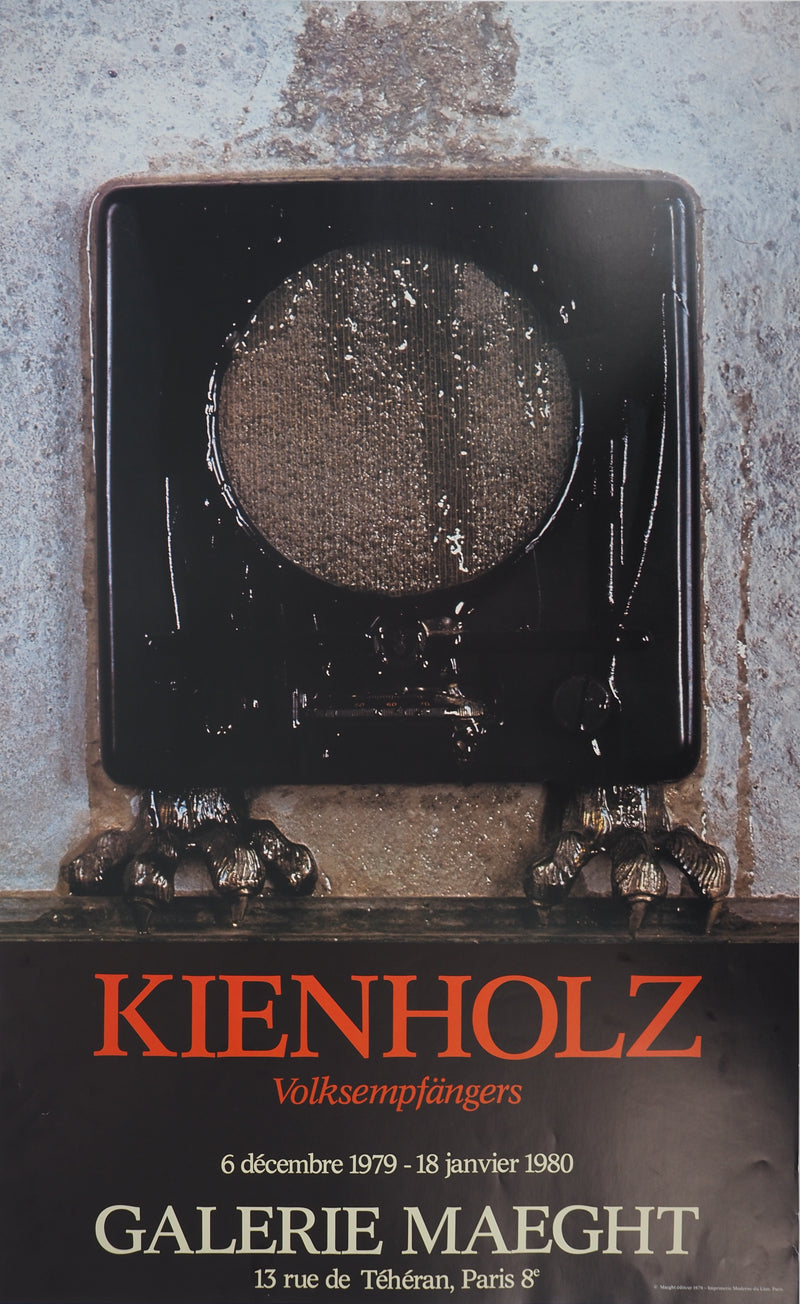 Edward KIENHOLZ : Volksempfangers, Affiche originale d&