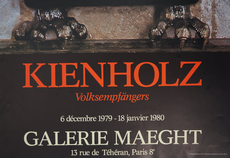 Edward KIENHOLZ : Volksempfangers, Affiche originale d&