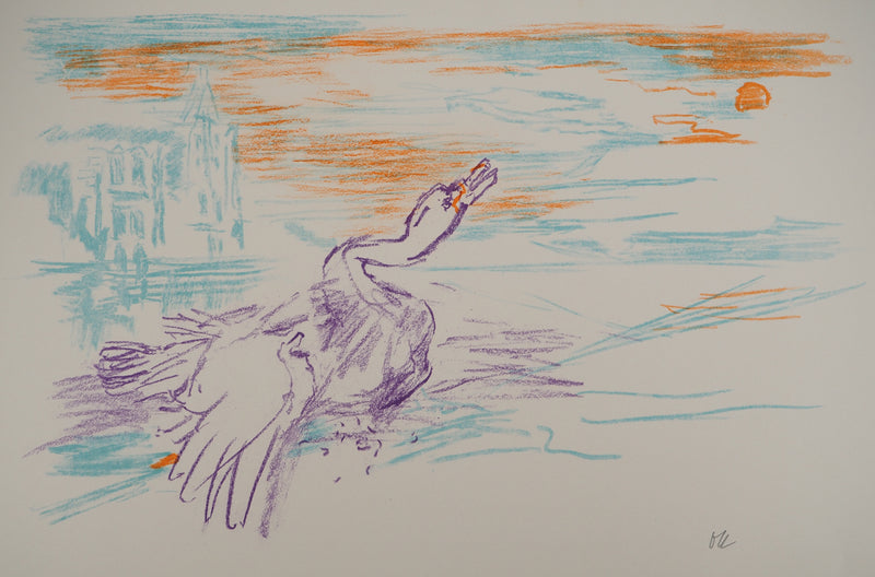 Oskar KOKOSCHKA : Le cygne qui s&