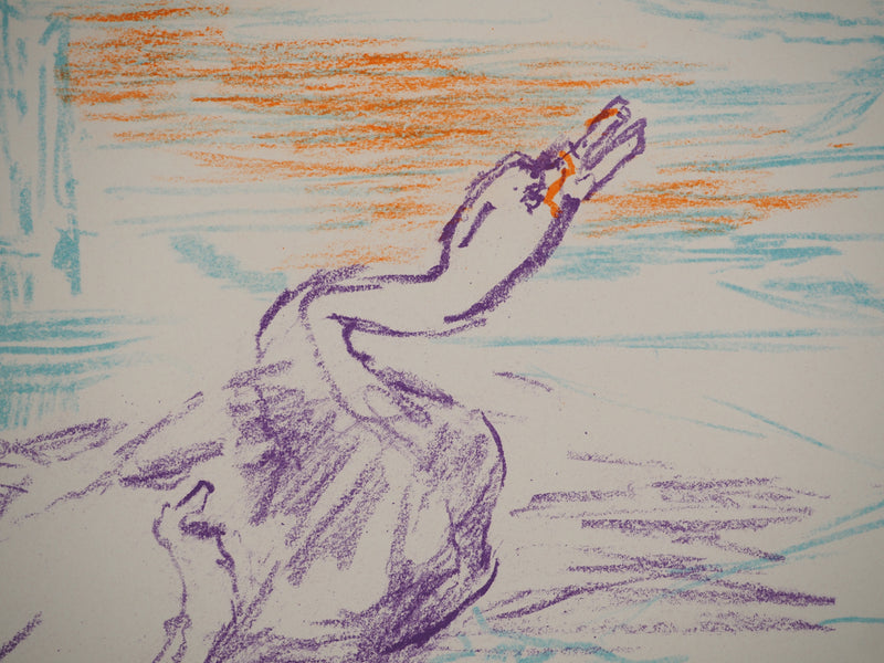 Oskar KOKOSCHKA : Le cygne qui s&