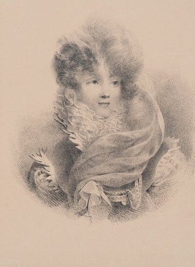 AF Eugène ISABEY: Memories, canalside, Lithograph