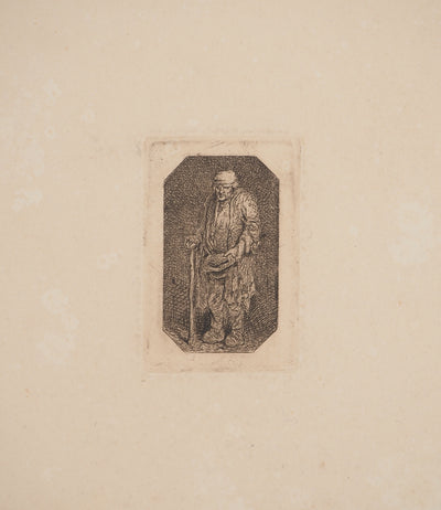 ASSADOUR: December, Original signed engraving