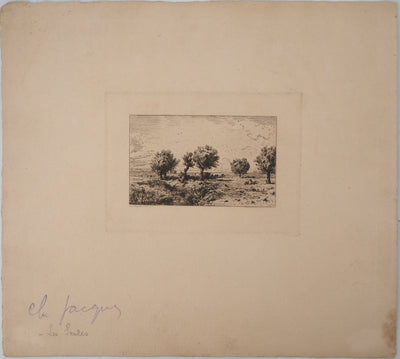 ASSADOUR: December, Original signed engraving