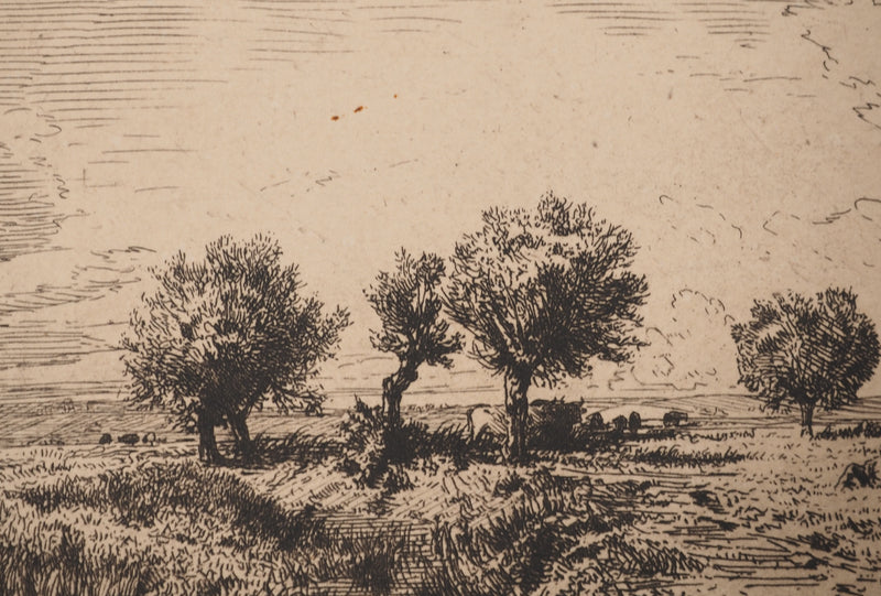ASSADOUR: December, Original signed engraving