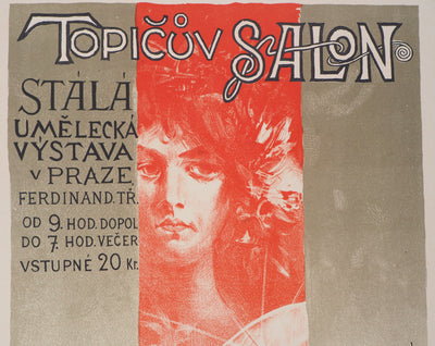 Viktor OLIVA : Muse, Lithographie originale signée
