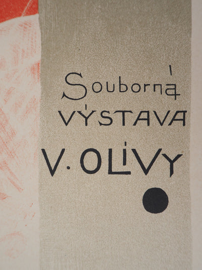 Viktor OLIVA : Muse, Lithographie originale signée