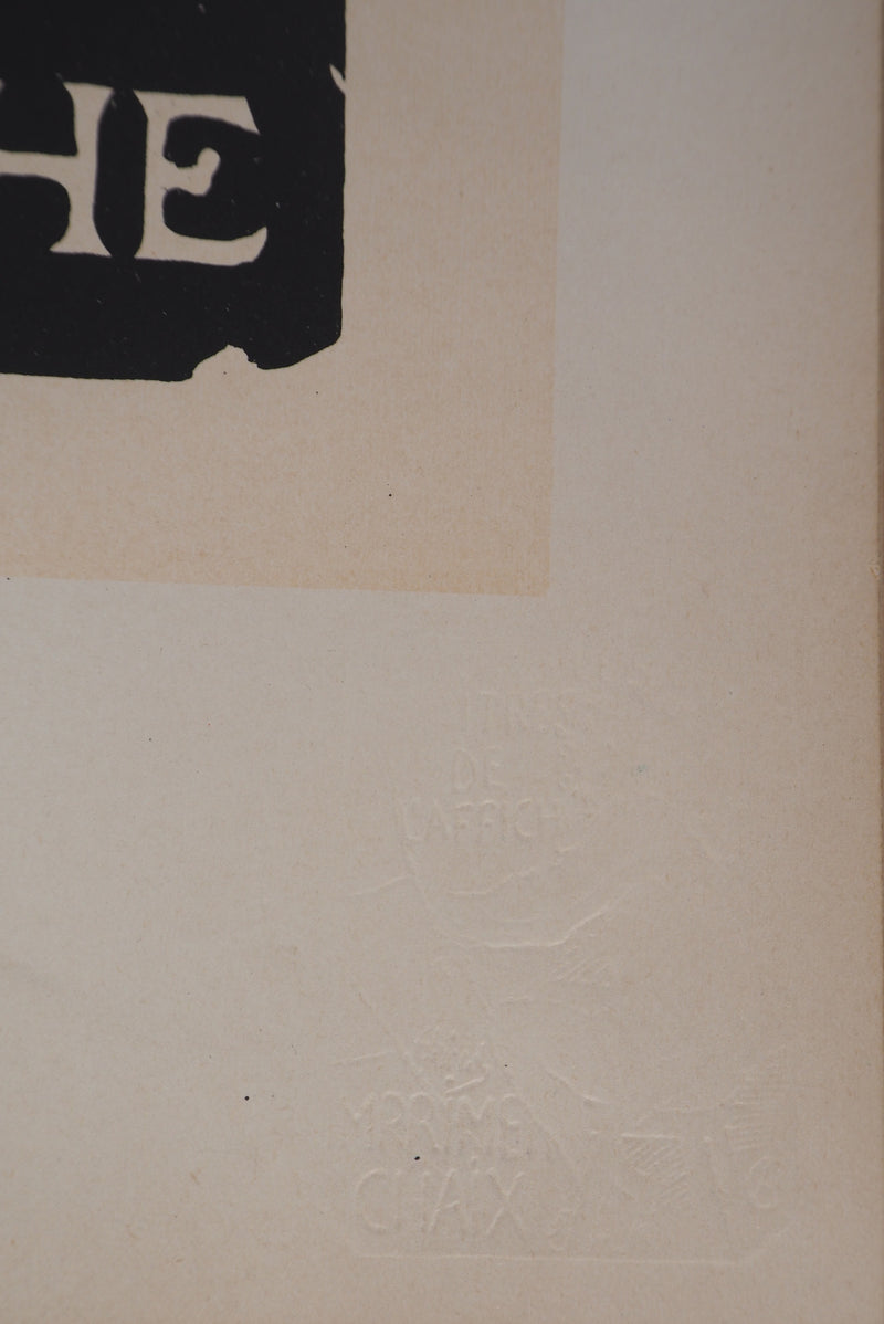 Jules GRUN : Au Violon, Café Riche, Lithographie originale signée