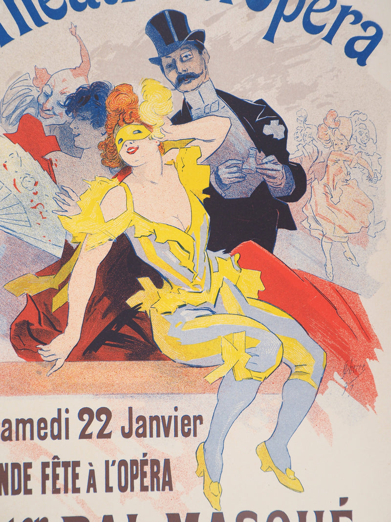 ADA Jules CHERET, Opera Theater, 1895, Original signed lithograph