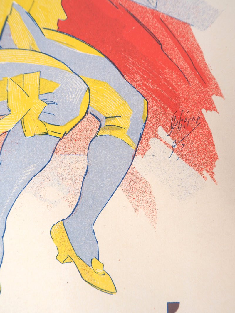 ADA Jules CHERET, Opera Theater, 1895, Original signed lithograph