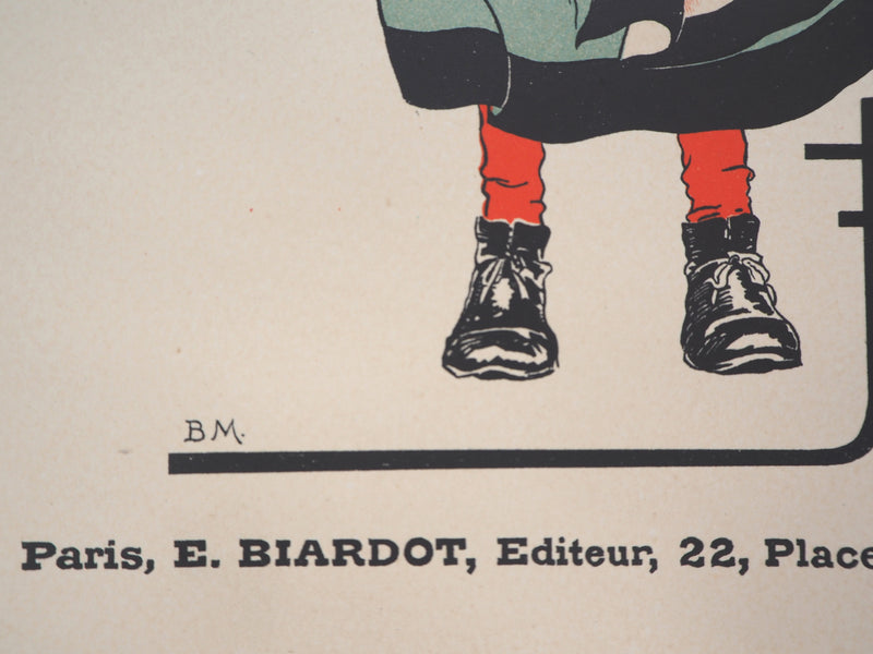 Bernard BOUTET DE MONVEL : La petite poucette, Lithographie originale signée
