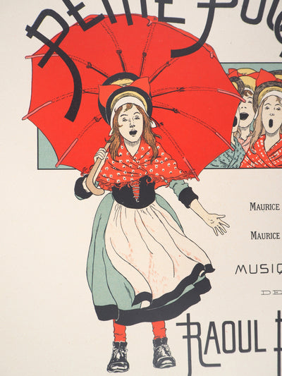Bernard BOUTET DE MONVEL : La petite poucette, Lithographie originale signée
