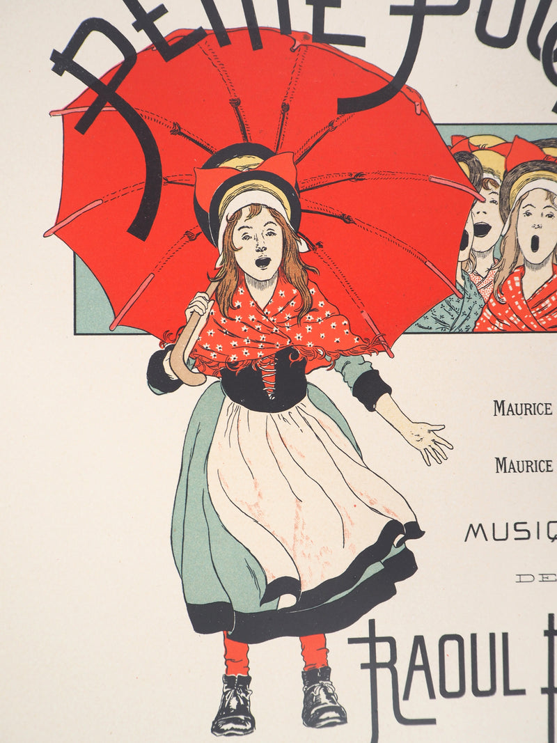 Bernard BOUTET DE MONVEL : La petite poucette, Lithographie originale signée