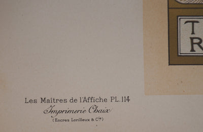 Alfonse MUCHA : Lorenzaccio (Sarah Bernhardt), Lithographie originale ignée