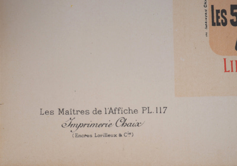 Jules CHERET : Les œuvres de Rabelais, Lithographie originale signée