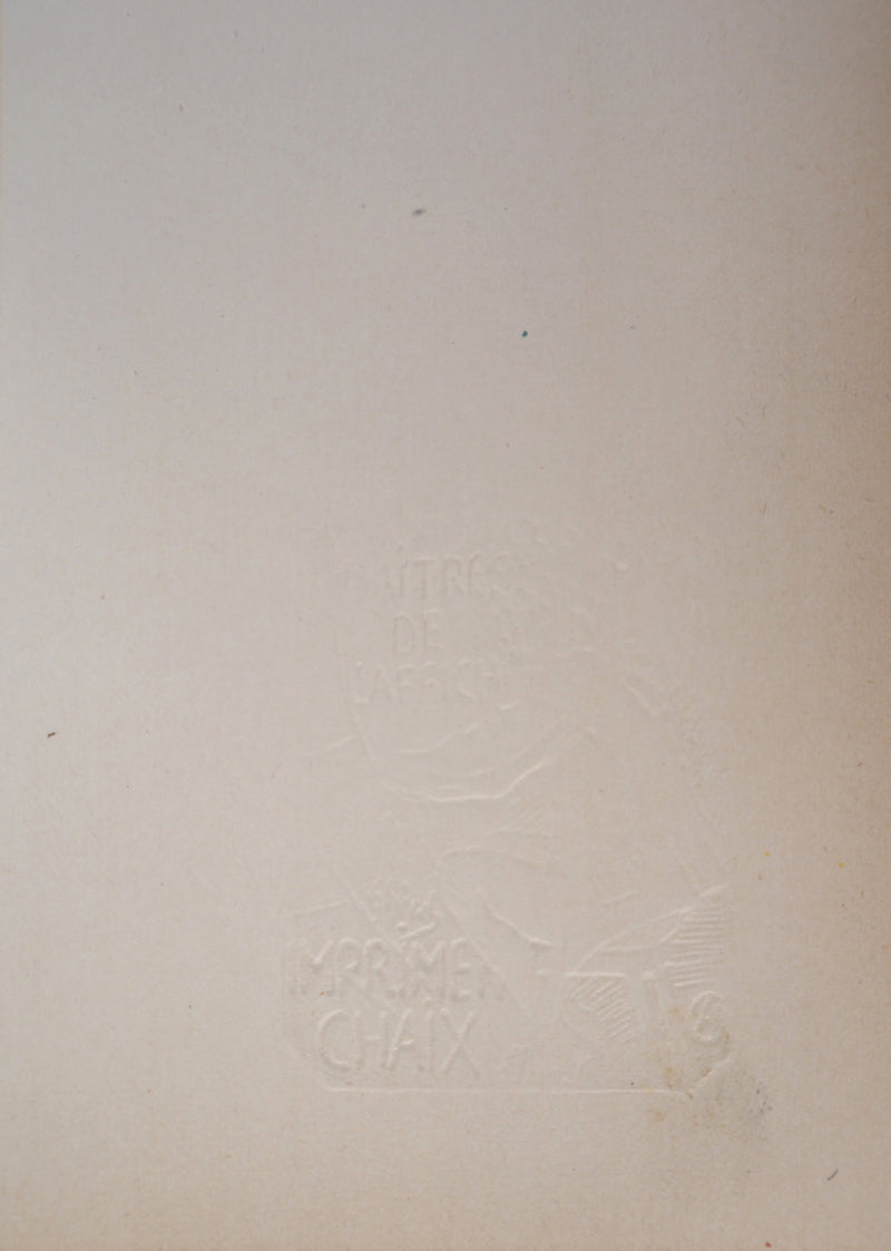 Jules CHERET : Les œuvres de Rabelais, Lithographie originale signée