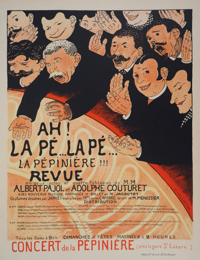 Félix VALLOTTON : L'Agitation (Pépinière), Lithographie originale (photo de détail 2) - Crédit photo : Galerie Art.Paris